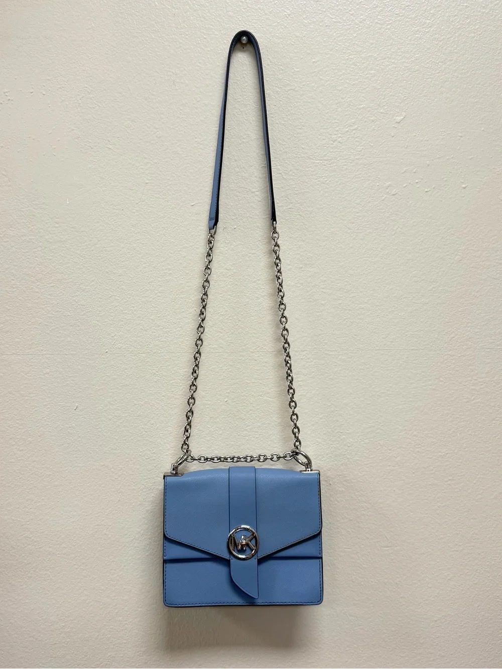 MICHAEL KORS Small Greenwich Crossbody Bag in Saffiano Leather